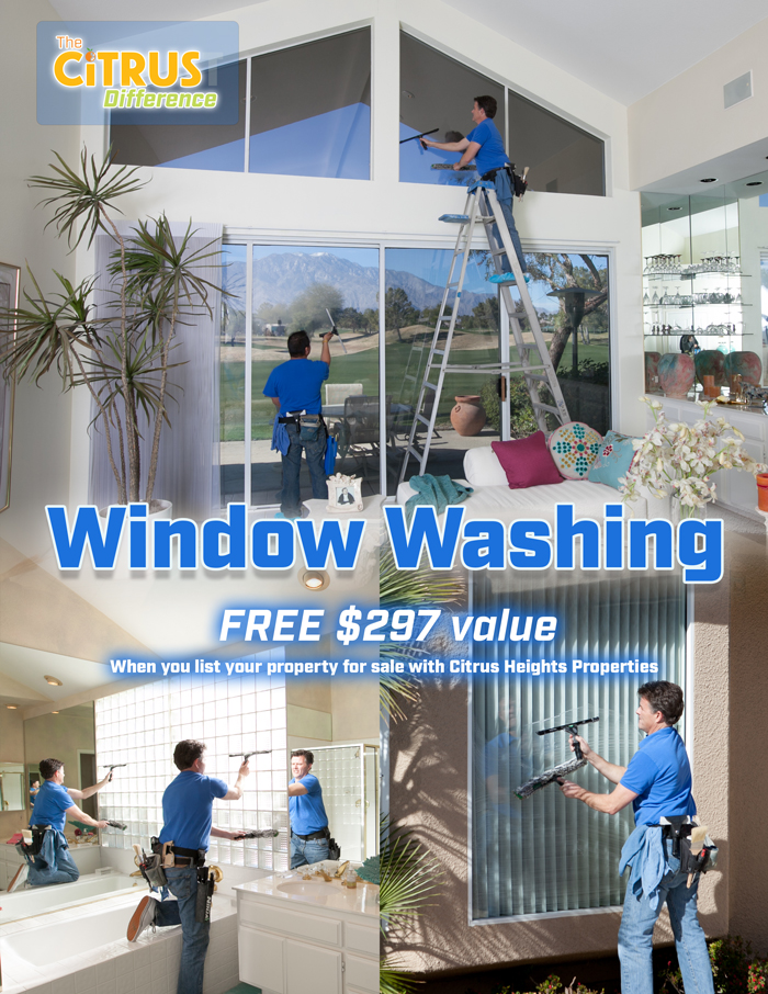 free window cleaning when you sell with Citrus